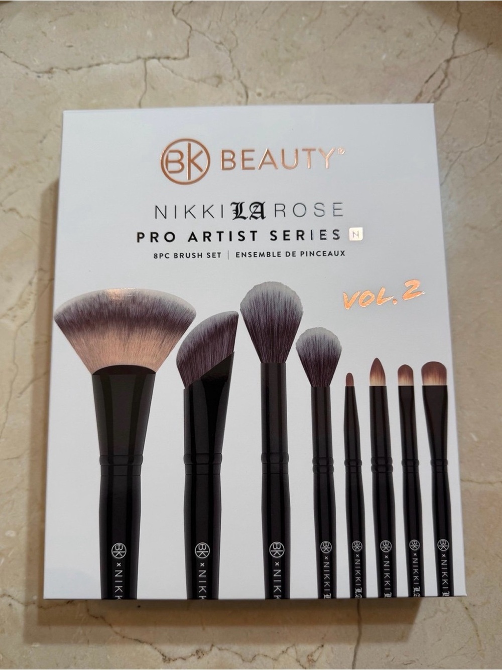 BK Beauty NIKKI LA ROSE PRO ARTIST BRUSH SET VOL. 2